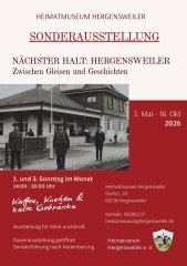 Plakat Sonderausstellung Bahn